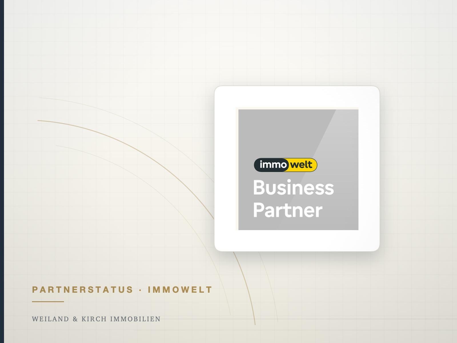 Siegel immowelt Business Partner von Weiland & Kirch Immobilien in Saarbrücken