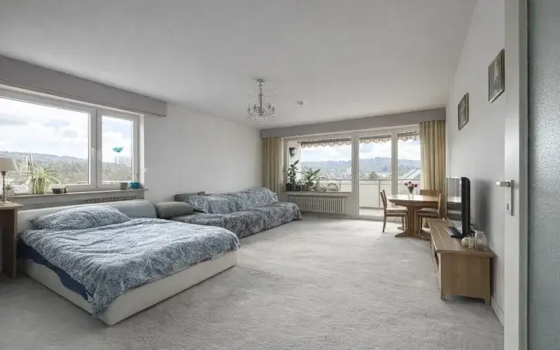 Vermietete 3-Zimmer-Wohnung mit Loggia, Aufzug und Einzelgarage in guter Lage von Homburg – Wohnen