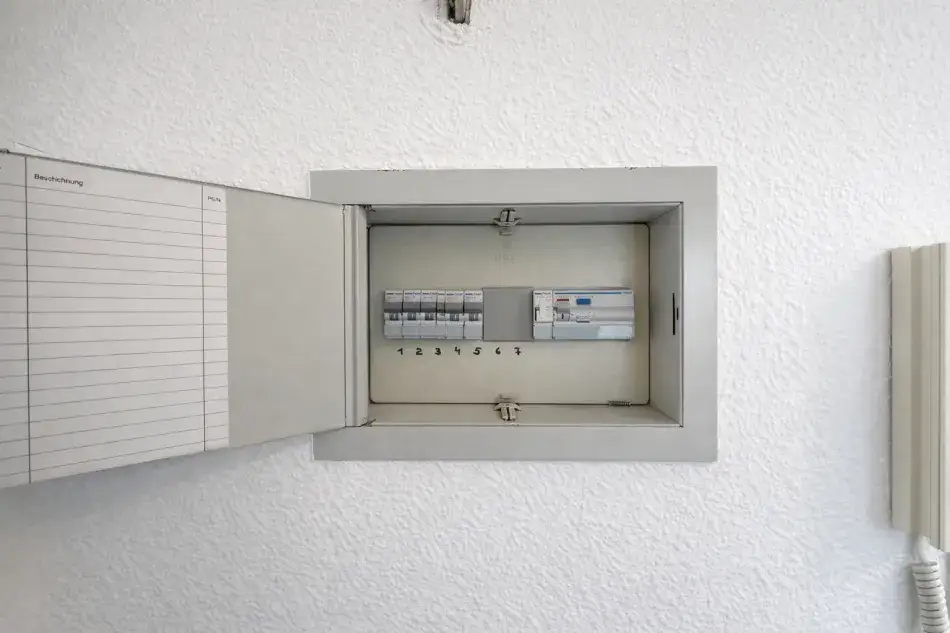 Vermietete 3-Zimmer-Wohnung mit Loggia, Aufzug und Einzelgarage in guter Lage von Homburg – Elektro